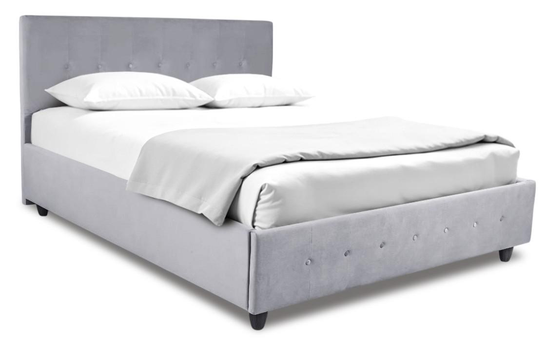 Кровать Alcantara Amazon 160x200 Textile Grey