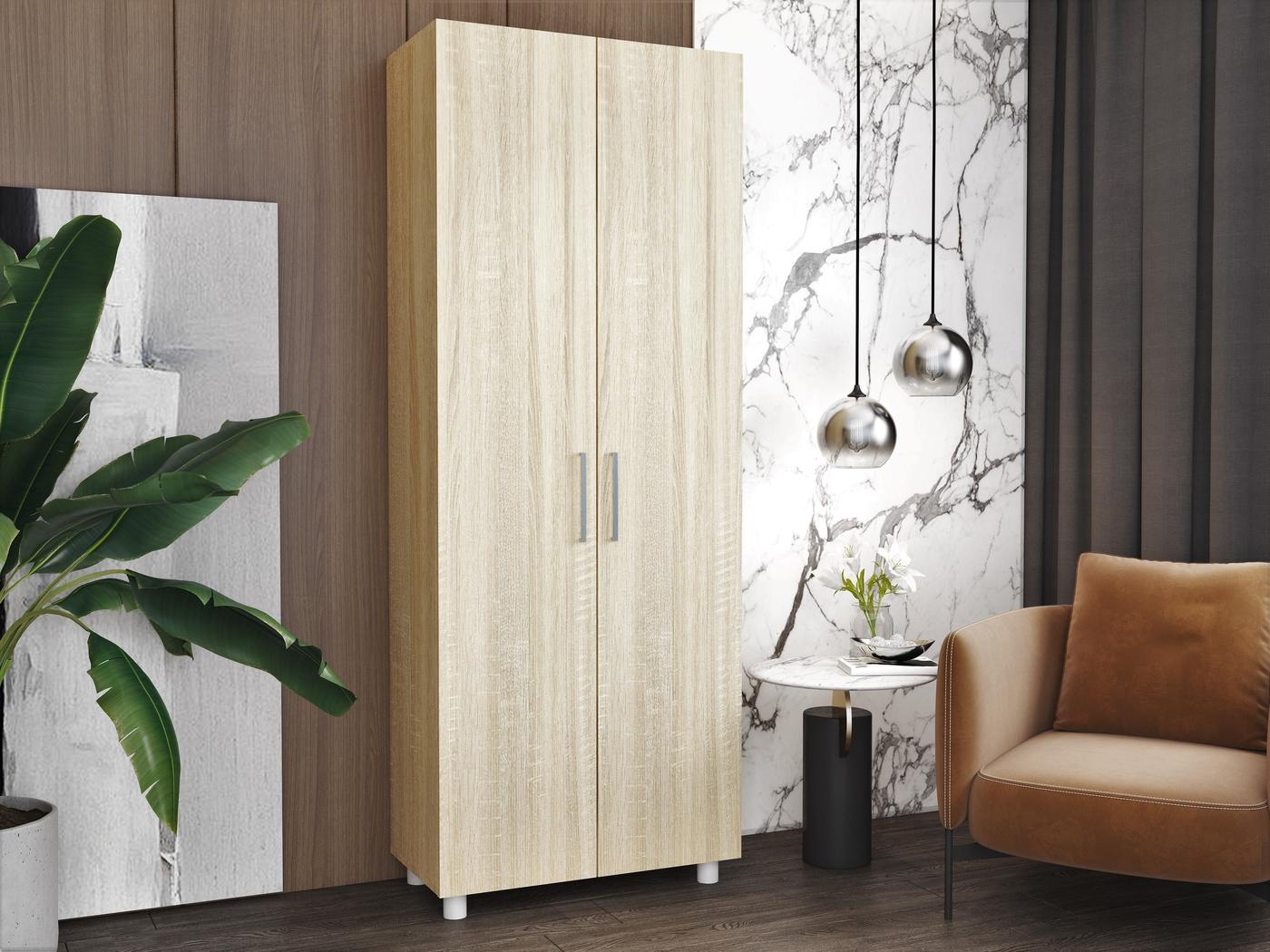 Dulap Mobildor Lux Combinat Flex (80x40x210H cm) Stejar Sonoma