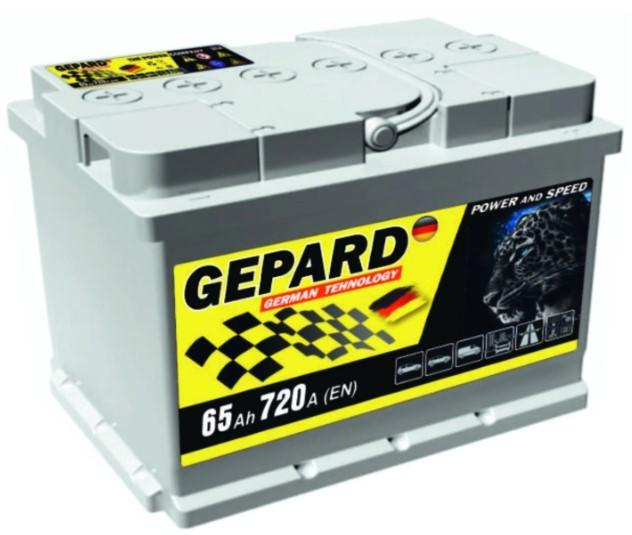 Аккумулятор GEPARD 65Ah 720A