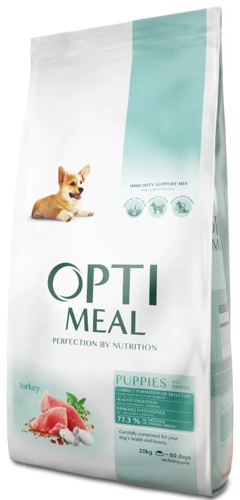 Hrana uscata pentru caini Optimeal Puppies All Breeds Turkey 20kg