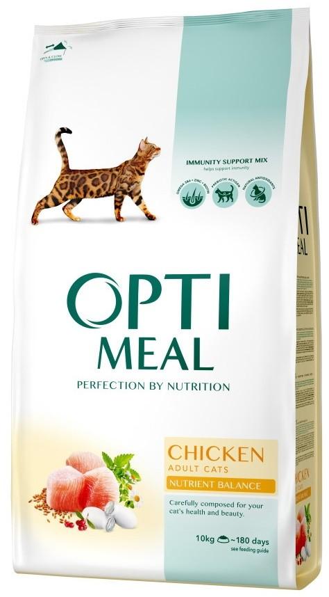 Hrana uscata pentru pisici Optimeal Cat Chicken 10kg