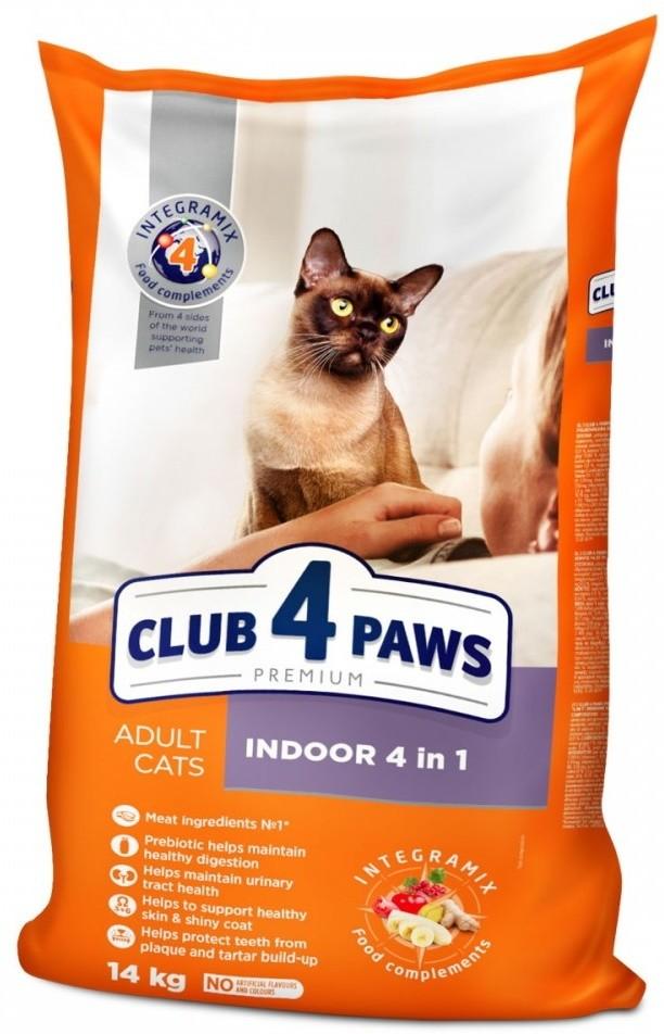 Hrana uscata pentru pisici Club4Paws Adult Cats Indoor 14kg