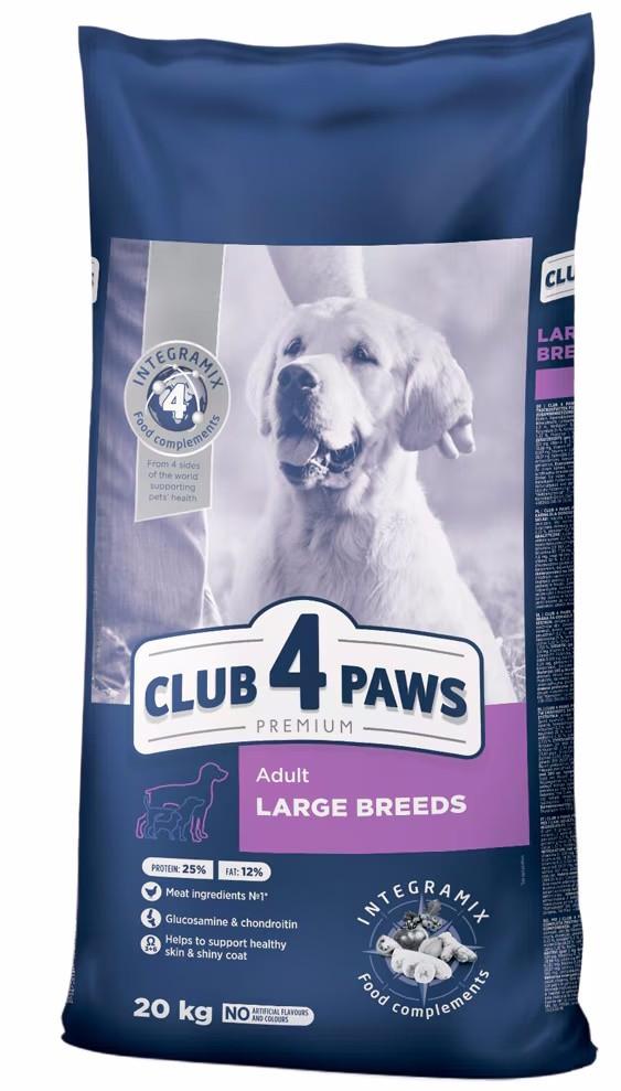 Hrana uscata pentru caini Club4Paws Premium Large Breeds 20kg