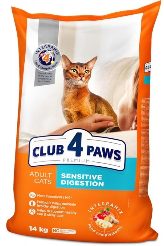 Hrana uscata pentru pisici Club4Paws Adult Cats Sensitive Digestion 14kg