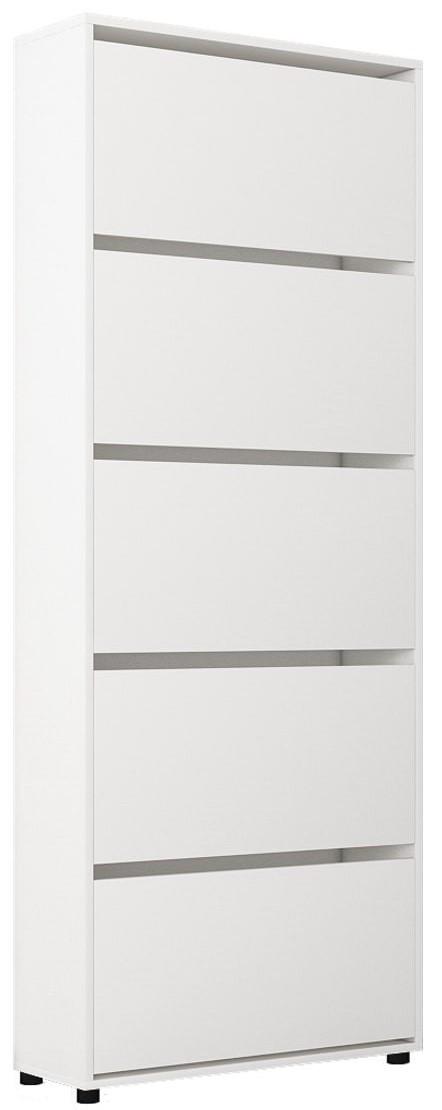 Обувница Mobildor Lux Leo 60 5D (60x27x203H см) Белый