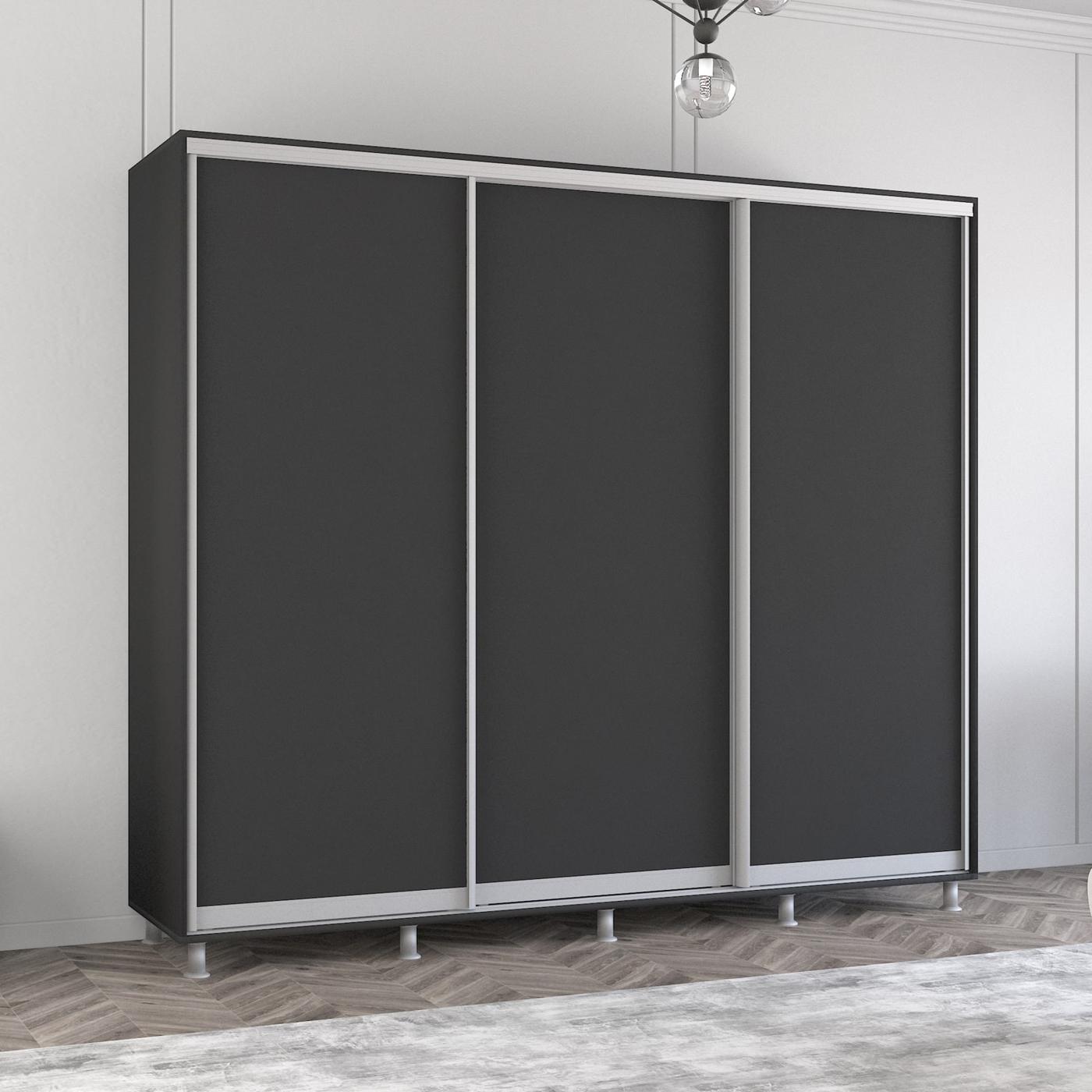 Dulap-cupe Mobildor Lux Aron 240 (3 PAL) Antracit