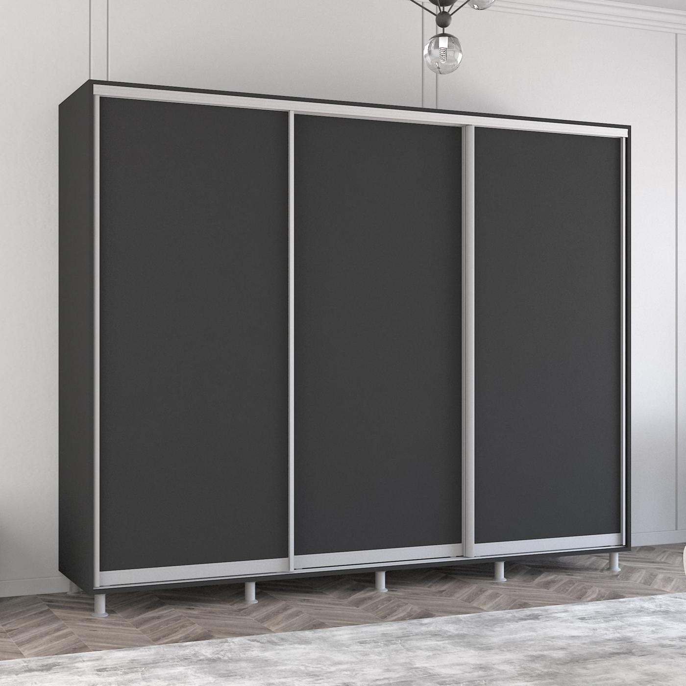 Dulap-cupe Mobildor Lux Aron 270 (3 PAL) Antracit