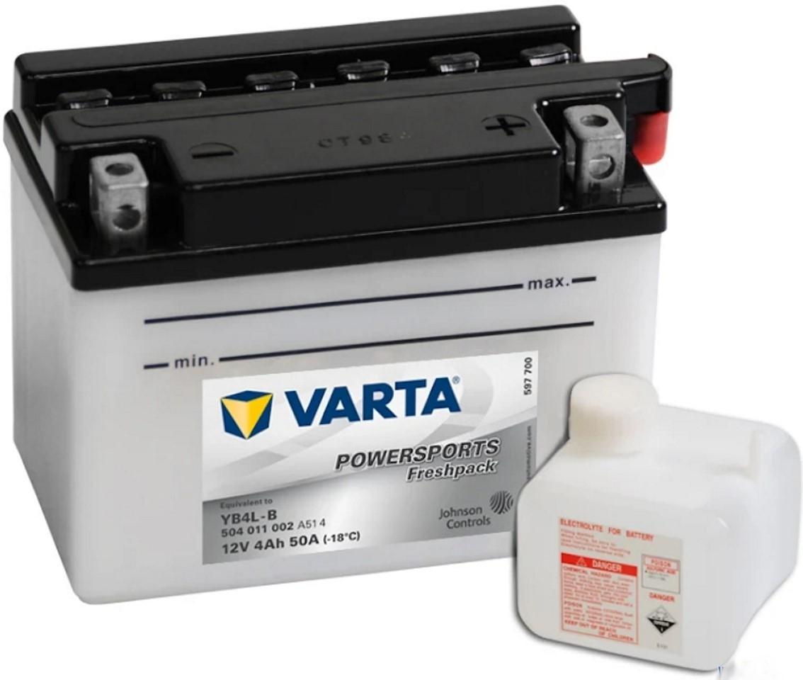 Аккумулятор Varta Powersports  YB4L-B 4Ah 50A