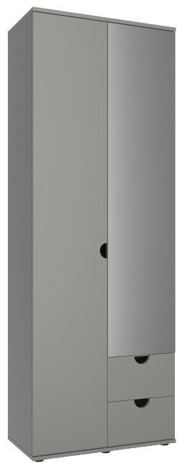 Dulap Sokme Eliba 2D2S Chinchilla Gri