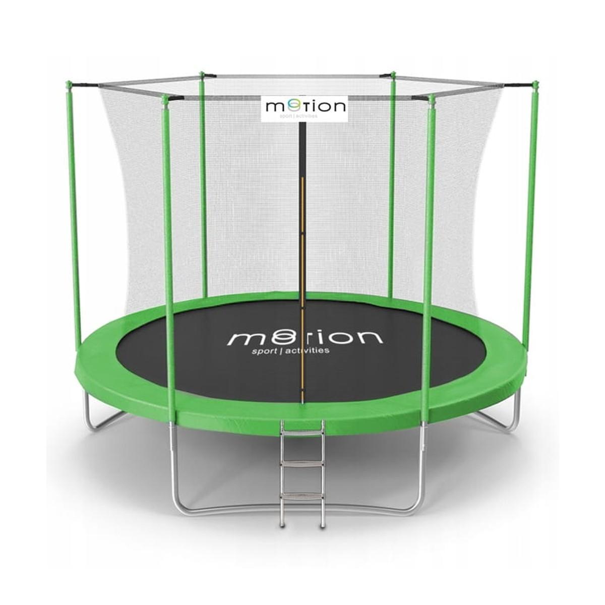 Trambulina Jumi 3.05m verde (plasa interna) (OM-710092)