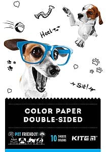 Цветная бумага Kite Dogs K22-293