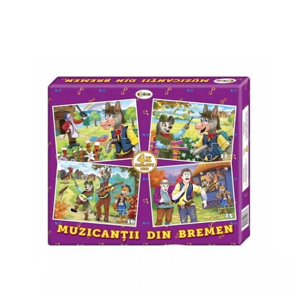 Puzzle Dorinta 140942 Muzicanții din Bremen