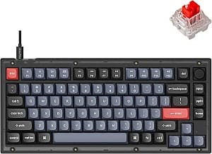 Tastatura gaming Keychron V1 QMK/VIA Frosted Black (V1-C1-RU)
