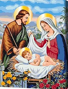 Tablou pe numere BrushMe Sfânta Familie