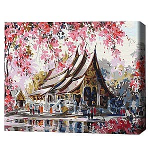 Tablou pe numere BrushMe Templu thailandez BS3259