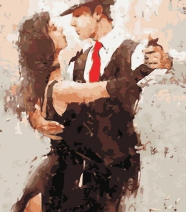 Tablou pe numere PRC In ritm de dans 04076