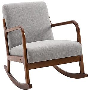 Fotoliu HomCom 833-861 64x86x80cm  Gri/Stejar (Maro)