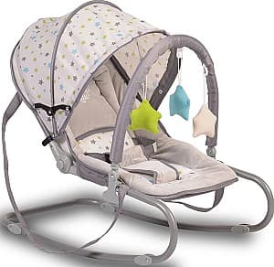 Шезлонг детский Moni Lulu Grey