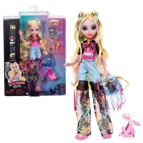 Papusa Monster High Lagoona Blue cu accesorii HXH75
