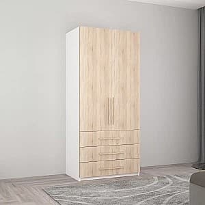 Шкаф Mobildor Lux Smart-Home ДСП (полки и ящики) 1000 Белый/Сонома