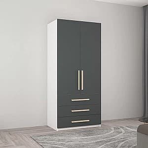 Dulap Mobildor Lux Smart-Home PAL (polițe și sertare) 800 Alb/Anthracite