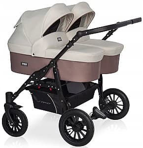 Carucior pentru gemeni Riko Saxo Latte