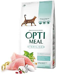 Сухой корм для кошек Optimeal Cat Sterilised Turkey&Oats 1.5kg