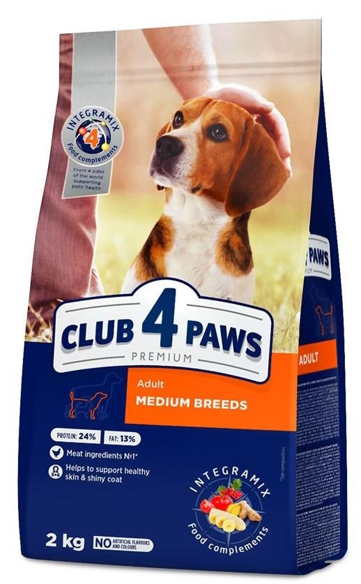 Hrana uscata pentru caini Club4Paws Premium Adult Medium 2kg