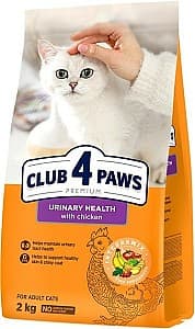 Сухой корм для кошек Club4Paws Adult Cats Urinary Health 2kg