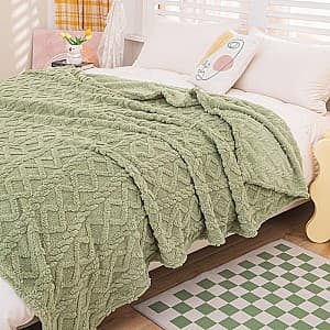 Покрывало Relaxe Home Tufted Fleece 200x230 cm Green