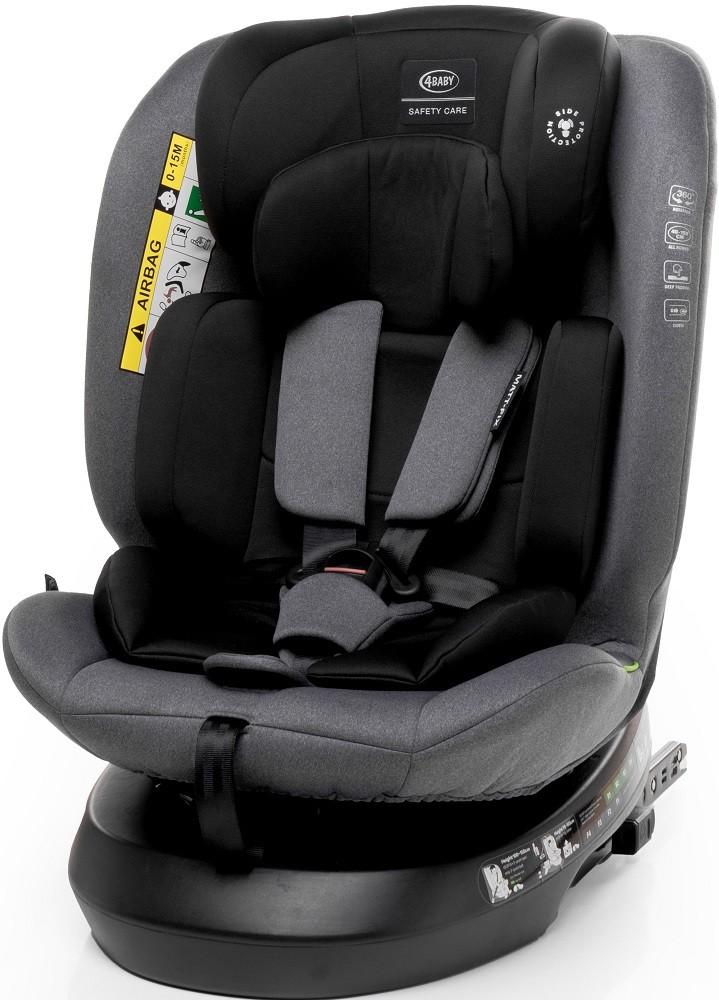 Scaun auto copii 4BABY MATT-FIX (40-150cm) Graphite