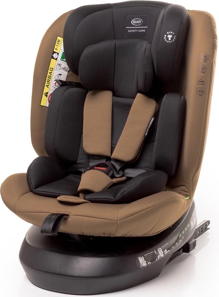 Scaun auto copii 4BABY MATT-FIX (40-150cm) Mokka