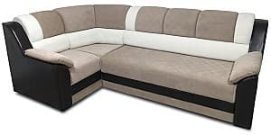 Угловой диван V-Toms Valencia V1L (300x170 см) Бежевый / Черный