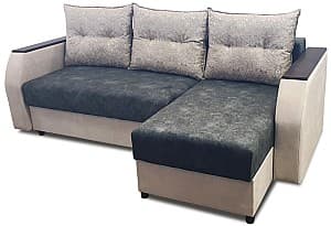 Canapea coltar V-Toms Eldorado E1L (230x140 cm) Bej / Maro