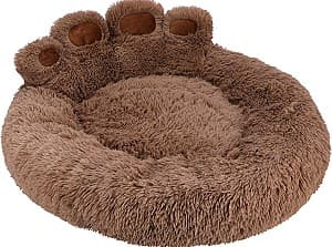 Pat pentru caine Jumi Rotund 60x60cm Maro