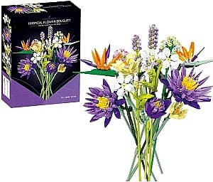Constructor Jie Star Tropical Flower Bouquet JJ9046