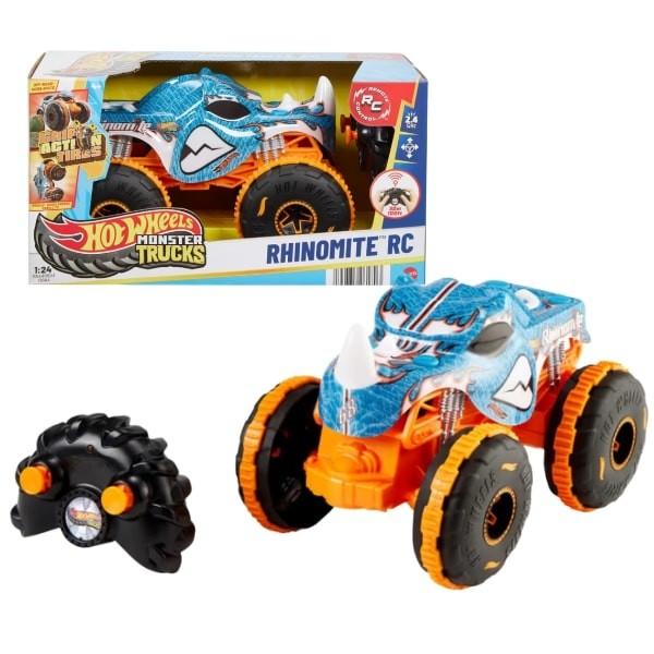 Jucarie teleghidata Hot Wheels Monster Trucks - Rhinomite JBK11
