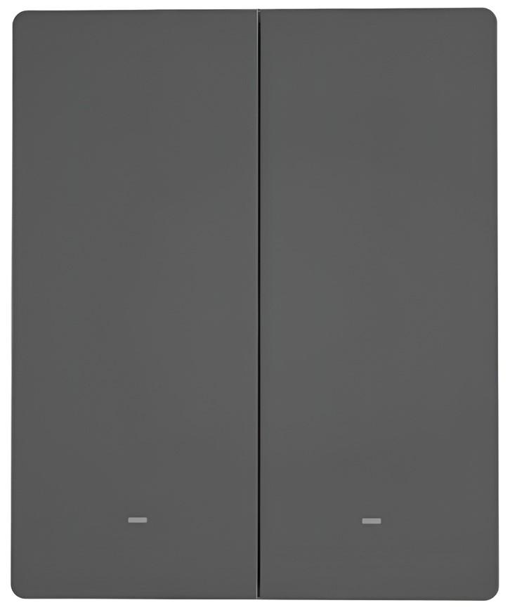 Умный выключатель Sonoff M5 2-Gang Dim Gray