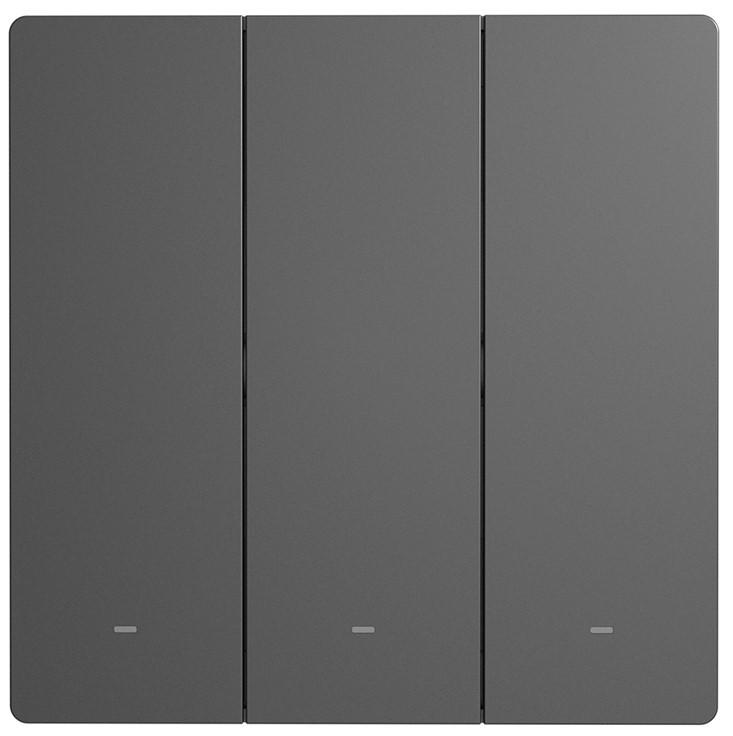 Intrerupator inteligent Sonoff M5 3 Gang Dim Gray