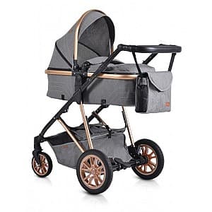 Коляска 2 в 1 Moni Midas grey 3in1