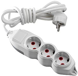 Сетевой фильтр MONO Electric 3м на 3 розетки с заземлением Orion (0280029)
