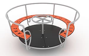 Карусель на открытом воздухе PlayPark Карусель 5 мест с рулем