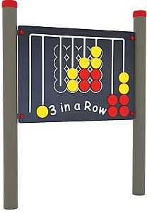 Complex de joacă PlayPark 3-in-ROW Black