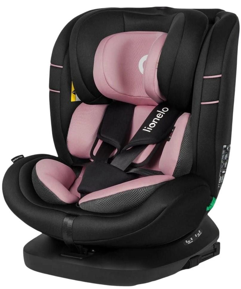 Scaun auto copii Lionelo Bastiaan Pink Rose