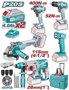 Set de scule electrice Total TCKLI2058