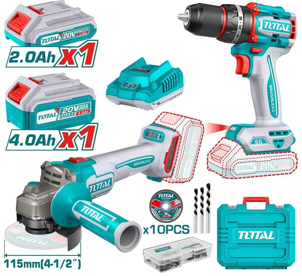 Set de scule electrice Total TCKLI 20273