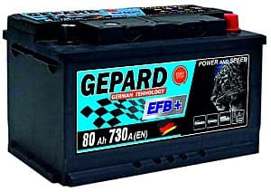 Acumulator auto GEPARD 80Ah EFB START STOP 730A