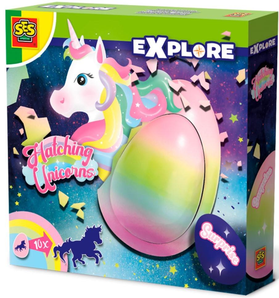 Set de jucarii Ses Creative Hatching Unicorns 25121S