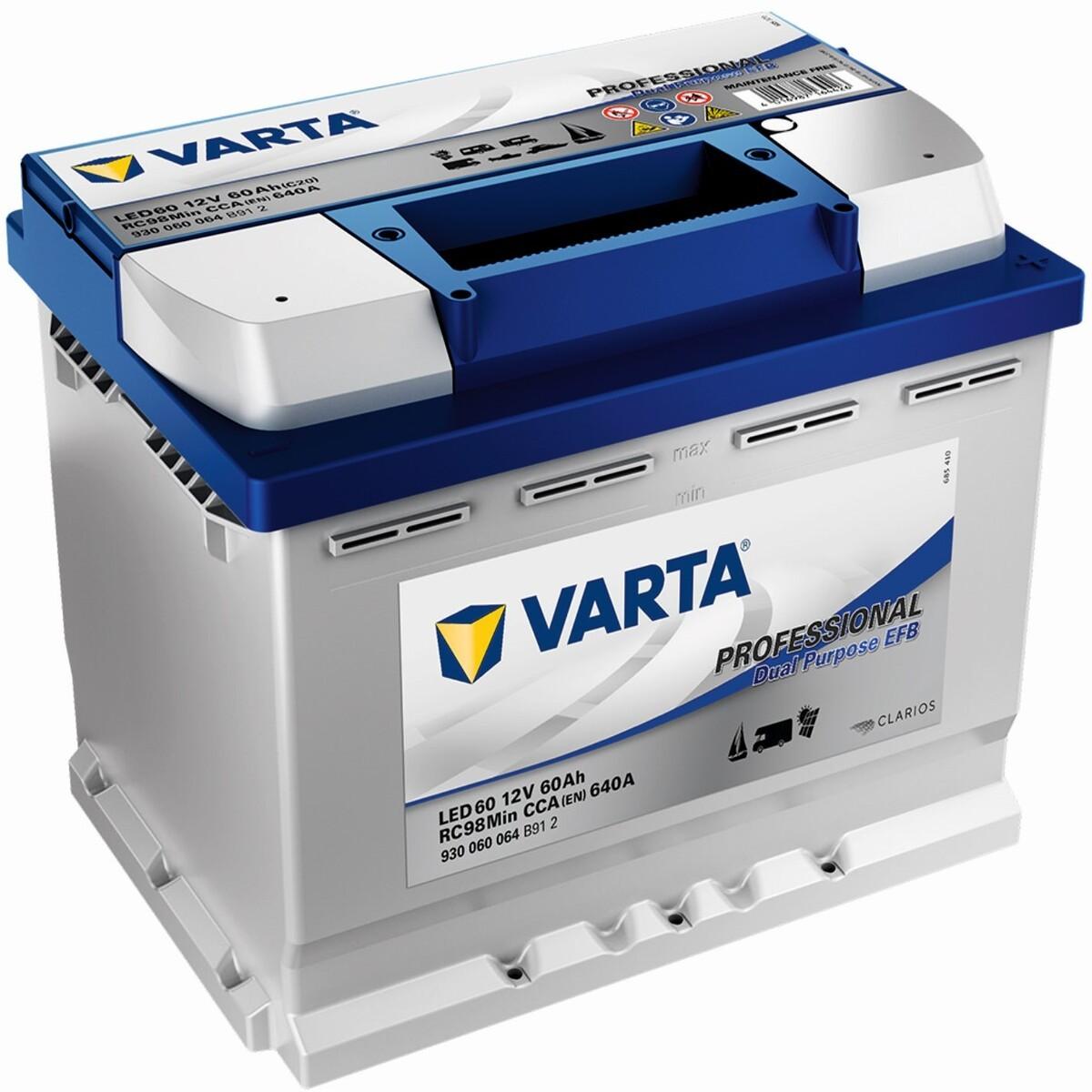 Аккумулятор Varta Professional Dual Purpose EFB 60Ah 640A
