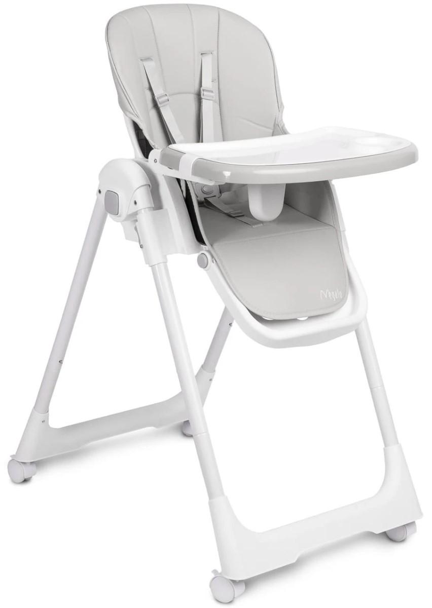 Стул для кормления с регулировкой по высоте Caretero Megalo Light Grey